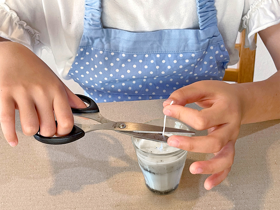 コーヒーキャンドル制作過程