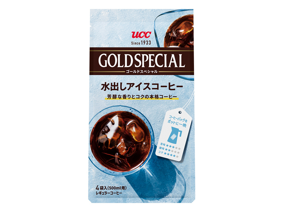 UCCゴールドスペシャル 水出しアイスコーヒー　パッケージ画像