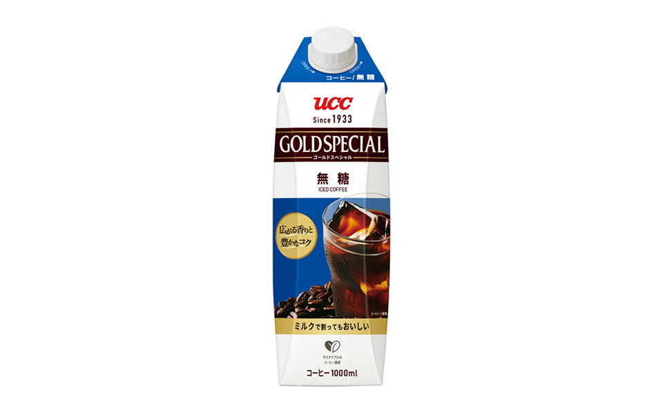 UCCゴールドスペシャル アイスコーヒー 無糖 1000ml