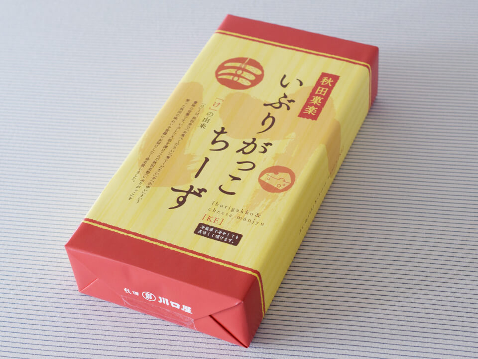 いぶりがっこちーず「け」 パッケージ
