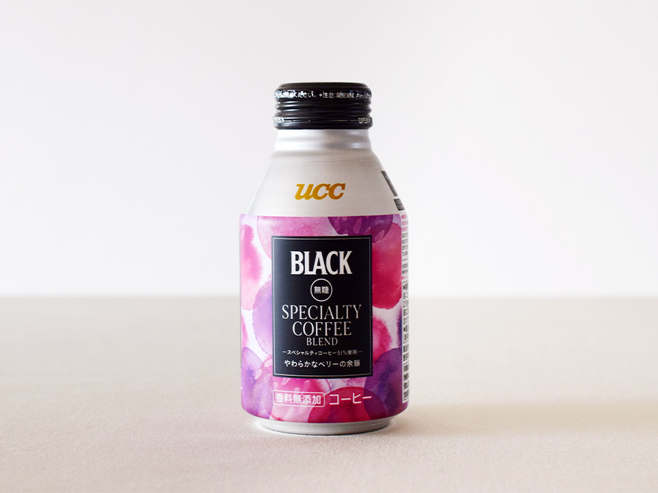 UCC BLACK無糖 スペシャルティコーヒーブレンド リキャップ缶 275g パッケージ