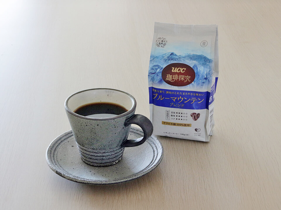 UCC 珈琲探究 ブルーマウンテンブレンドとコーヒー